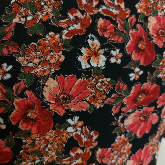 1. STATE Sheer Floral Fuchsia Pink & Black Ruffle Babydoll Spring Summer Dress - Picture 8 of 15